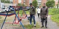 Олег Денисов проверил содержание территорий в Октябрьском районе - Город Пенза