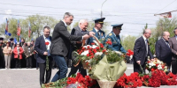 Торжественное возложение цветов в выставочном комплексе «Салют, Победа!» - Комитет по физкультуре и спорту