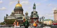 На Исаакиевской площади снова вырастет сад-трансформер: там высадят белую сирень и белую розу - tvspb.ru - ТК Санкт-Петербург