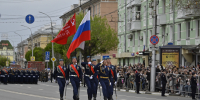 Вечером 9 мая в Рязани торжественно встретили курсантов и офицеров - УФСИН
