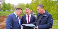 В Ижевске продолжается капремонт стадиона школы № 76 - Информационно-аналитическое управление г. Ижевск