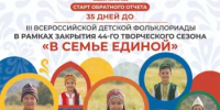 В Башкортостане будет дан обратный отсчёт  «35 дней до III Всероссийской детской Фольклориады» - Министерство культуры