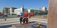 Возложение цветов - Октябрьский районный суд