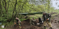 На Косой Горе в Туле поисковики обнаружили останки семи бойцов Красной Армии - ИА Тульская служба новостей