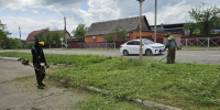 В Белореченске продолжается уборка территории от сорняков - Газета Огни Кавказа