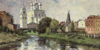 Борис Смирнов. Собор Псковского кремля (1978). Из фондов музея-заповедника «Михайловское» - InformPskov.Ru