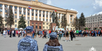 Росгвардия обеспечила правопорядок на легкоатлетической эстафете в Липецке - Росгвардия