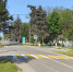 Администрацией Мостовского городского поселения завершены работы по устройству нового пешеходного перехода по улице Ленина на пересечении с улицей Кирова - Администрация Мостовского гп