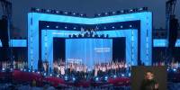 В Ставрополе под проливным дождём открыли «Российскую школьную весну» - Вечерний Ставрополь