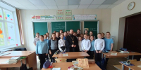 Окормление школьников. Урок ОПК в СОШ №I - Клетнянское благочиние