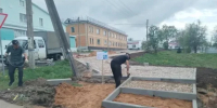 В Мещовске началось благоустройство территории у мемориального комплекса - Калужский перекрёсток