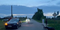 На Орловщине несовершеннолетний врезался на мопеде в «Ладу» - OrelGrad.Ru