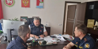 Начальник исправительной колонии №2 Ренас Гильмутдинов провел рабочую встречу с главой Верхнеуслонского муниципального района Евгением Варакиным. - УФСИН РТ