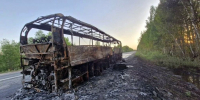 Следком начал проверку по факту возгорания автобуса на трассе в Удмуртии - Сусанин
