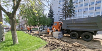 На Красноармейском проспекте начали ремонт: появятся велодорожка и первые в Туле диагональные переходы - ИА Тульская служба новостей
