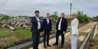 Руководители познакомились с ходом работ по реконструкции западной окраины Лебедяни - Информационно-краеведческий портал
