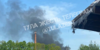 На Варваровском проезде в поселке Скуратово загорелся мусор - ТК Первый Тульский