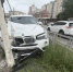 BMW влетела в столб после столкновения с «Ладой» на Шишкова в Воронеже - ГТРК Воронеж