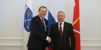 Александр Дрозденко поздравил губернатора Петербурга с юбилеем - ЛенТВ24