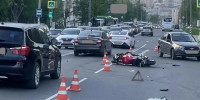 В Кирове мотоциклист покалечился в страшной аварии на улице Ленина - ProGorod.Ru