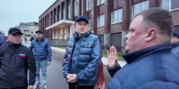 Александр Дрозденко проверил ход дорожных ремонтов в Енакиево - 47Channel.Ru
