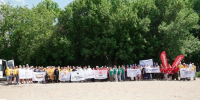 Волонтеры движения «Экоравновесие» расчистили берег Волги в Самаре - Комсомольская Правда Самара
