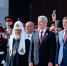 Сергей Кравцов, патриарх Кирилл и мэр Москвы Сергей Собянин приняли участие в параде кадет на Поклонной горе - Министерство образования