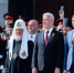 Сергей Кравцов, патриарх Кирилл и мэр Москвы Сергей Собянин приняли участие в параде кадет на Поклонной горе - Министерство образования