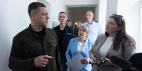 В Пушкинских Горах Губернатор проконтролировал работы по ремонту учреждений культуры - Губернатор Псковской области