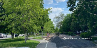 В Белгороде создают общее пространство для пешеходов и велосипедистов у кинотеатра «Русич» - БелПресса