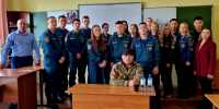 Студенты Промышленного техникума встретились с ветераном СВО Василием Щербаковым Источник - MagadanMedia.Ru