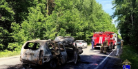 Под Тольятти в ДТП попал автобус с 44 детьми. Произошел пожар - TLT.Ru