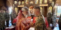 Росгвардейцы, выполняющие задачи по прикрытию белгородского приграничья, приняли участие в праздничной литургии в день Вознесения Господня - Росгвардия