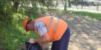 В общественных пространствах Курска задействовано 30 человек и пять машин - Городские Известия