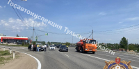 Под Тулой пенсионер на "Ладе" протаранил "Мерседес" - ТК Первый Тульский