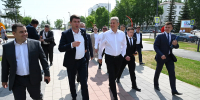 В Нефтекамске с рабочим визитом побывал Глава РБ Радий Хабиров - Красное Знамя