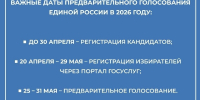Единая Россия проводит предварительное голосование - Газета Призыв