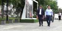 Александр Шуваев прогулялся по Белгороду с мэром - БелПресса