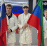 Церемония выноса флага Российской Федерации и Республики Дагестан - Дербентский медколледж