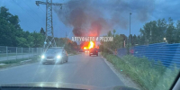 РЕН ТВ: Пожар произошел возле ТЦ "Весна" в московском Алтуфьево - M24.Ru