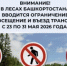 В Башкирии ограничат посещение лесов до конца мая - Янаульский район