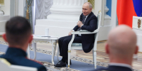 Владимир Путин на встрече с выпускниками программы «Время героев». Фото: пресс-служба Кремля - InformPskov.Ru