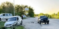 Две Lada Kalina столкнулись в Волжском районе - НИА Самара