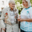 Волонтёры Победы поздравили со 100-летним юбилеем ветерана Великой Отечественной войны Александра Большакова    - Княгининский муниципальный округ