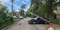 В Алексине двое подростков на мотоцикле врезались в иномарку - ИА Тульская служба новостей