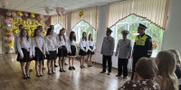 Почетные гости поздравили выпускников Лучовской школы и наградили команду юных инспекторов движения - Чистополь-информ