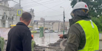 Ремонт осложняют погодные условия||Фото: пресс-служба администрации Пензы - Пензенская Правда