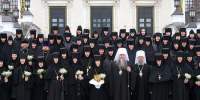 Святейший Патриарх Кирилл поздравил настоятельницу Дивеевского монастыря с 80-летием и 35-летием возведения в игуменский сан - Свято-Троицкий Серафимо-Дивеевский монастырь