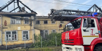 В Уфе загорелся расселённый дом на улице Октябрьской революции - Сетевое издание Республика Башкортостан