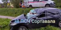 Опубликованы фото с места страшного ДТП в городе Сортавала - StolicaOnego.Ru